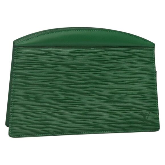 LOUIS VUITTON Epi Trousse Crete Pouch Green M48404 LV Auth 136636 - Picture 1 of 16
